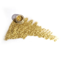 Loose Glitter Eyeshadow Powder Shiney Glitter (Dull Gold)