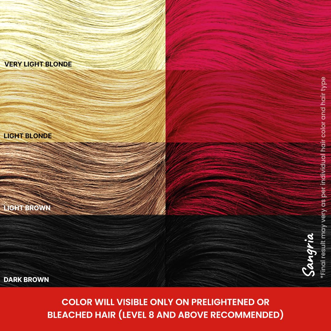 2.Oh! Italian- Sangria Pink Hair Color For Women & Men | Ammonia-Free DIY Semi Permanent Hair Color | Enriched with Argan Oil | Lasts upto 12-15 Washes | Pack of 2