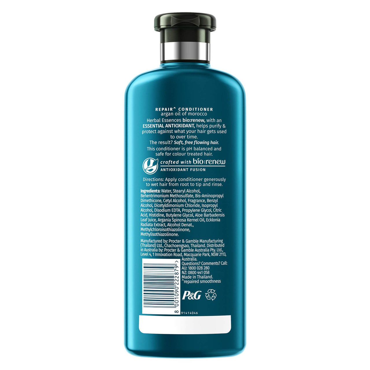 Herbal Essences Bio: Renew White Strawberry And Sweet Mint Shampoo, 400 Ml With Herbal Essences Bio Renew Argan Oil Of Morocco Conditioner, 400 Ml