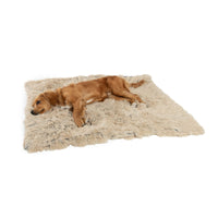 Best Friends by Sheri Calming Shag Fur Pet Throw Blanket, Taupe, 30