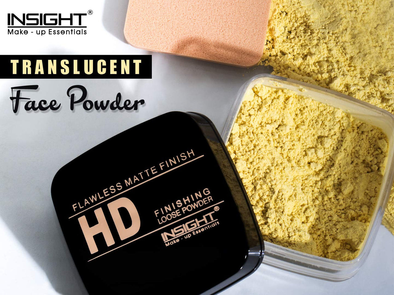 Insight Cosmetics Pro Concealer Palette (Concealer) & Insight Pressed Powder Translucent Face Powder (LIGHT, LIGHT)