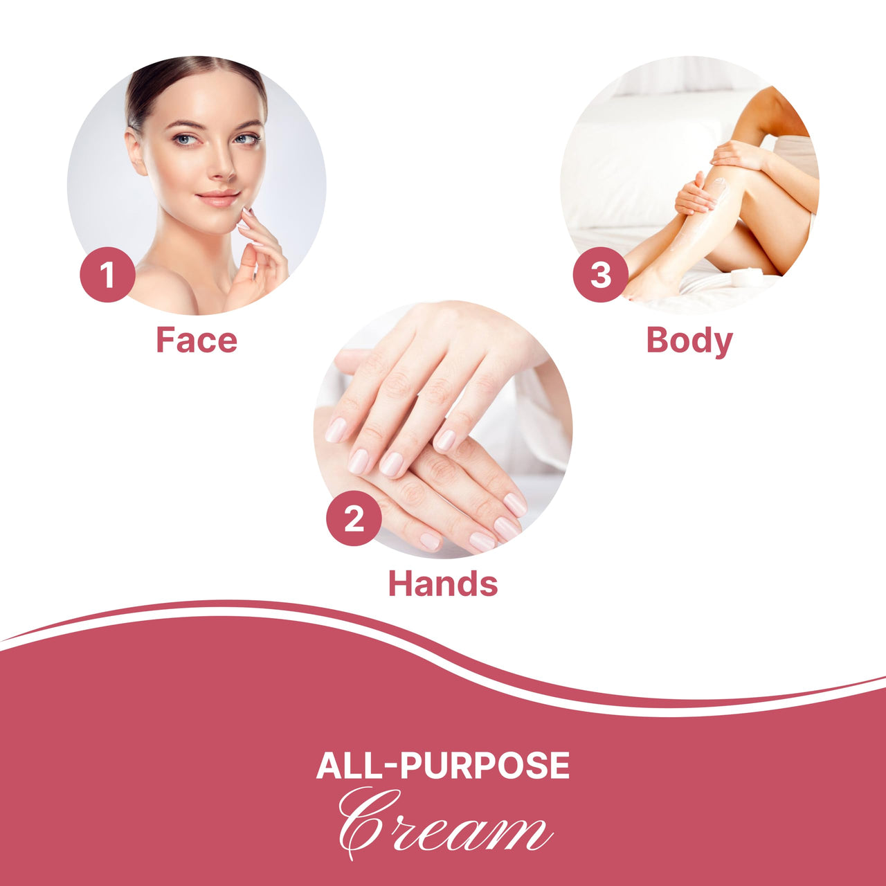 TryOnes Pure Pomegranate Soft Light Moisturizing Cream With Vitamin E For All Skin Types 100% Natural, 0% Chemicals_Pomegranate_50g