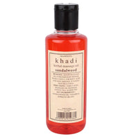 Khadi Natural Sandalwood Massage Oil, 210ml And Khadi Natural Ayurvedic Jasmine Massage Oil, 210ml