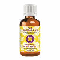 Deve Herbes Pure Macadamia Oil (Macadamia ternifolia) Natural Therapeutic Grade Cold Pressed 15ml