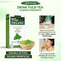 INDUS VALLEY Tulsi Powder 100% Organic and Natural for Skin and Hair Care set of 2 (100g)