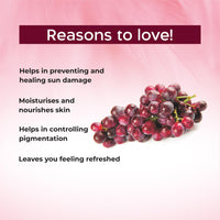 Bee One Grape Wine Facial Kit 125g | All Skin Types Skin For Women Prevents from Anti Aging Glowing Skin