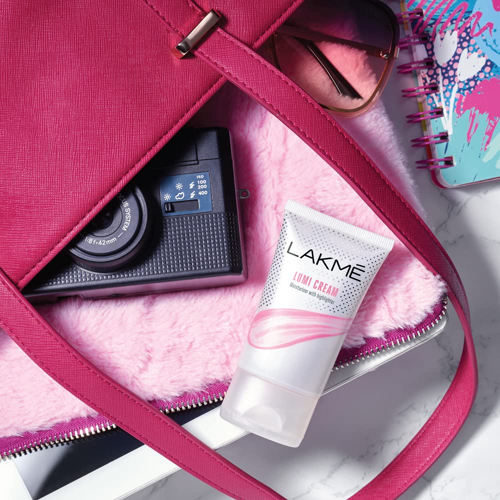 Lakmé Lumi Cream,Moisturizer with highlighter, Enriched with Niacinamide for all skin type,30 gm (Pack of 2)
