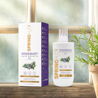 SPRING H2O Rosemary Hair Oil – Promotes Thicker Hair | Nourishes, Strengthens Roots | 100% Natural Rosemary Oils Hair Fall Control – 200ml