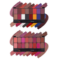 MARS Infinity Lip Palette | Demi Matte | 16 Colors to Infinte Lipstick Colors | Free Spatula cum Applicator (36.0 gm) (01+03-Multicolor)