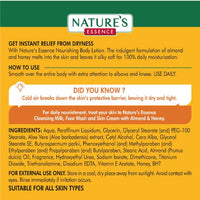 NATURE'S ESSENCE Almond & Honey Body Lotion, Smooth Skin in 5 Seconds, Nourishing & Non-Greasy for Dry to Rough Skin, Goodness of Aloe Vera & Shea Butter, White, 100 ml