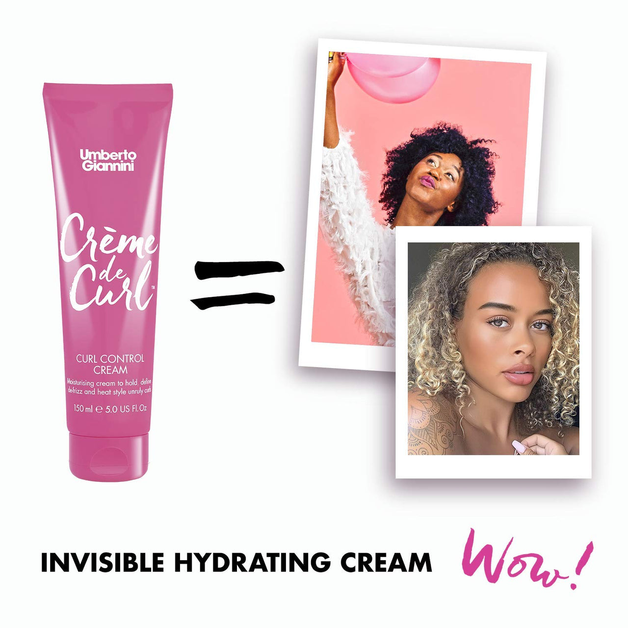 Umberto Giannini Creme de Curl Curl Control Cream | Moisturising Cream to Hold, Defines, De-frizz | Vegan & Cruelty Free - 150 ml (Pack of 1)
