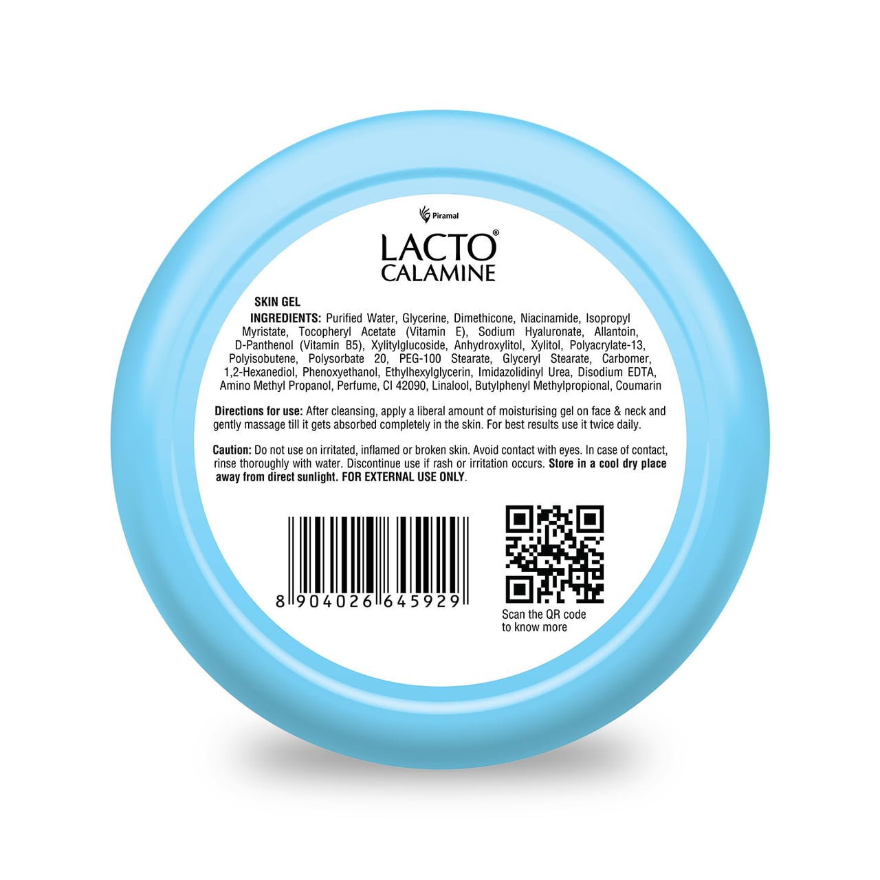 Lacto Calamine Super Light Moisturizer for Face | 150g | Moisturiser for Oily Skin with Niacinamide, Hyaluronic Acid | Face Moisturizer with 300% Instant Hydration, 90% Stronger Moisture Barrier