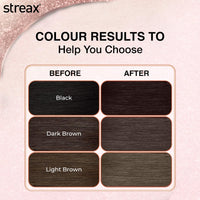 Streax Gel Hair Colour for Women & Men, Dark Brown 3 , 150ml|Hair Colour Brown|100% grey coverage |Long Lasting Hair Color, easy to use| Ammonia Free Hair Color, No Paraben & Sulphate