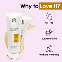 Colors Queen luxlight Revitalizing foundation| Oil Free Multi Protection Foundation Comes With SPF-30+ and PA+++ which Provides Non Sticky and Matte Finish |waterproof foundation Long Lasting (Beige)