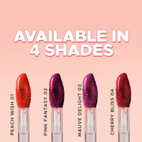 Hilary Rhoda Happy Dream Lip Tint | Hydrating Formula | Infused with Hyaluronic Acid | Cruelty-Free & Glossy Finish | Non-Sticky Formula - 3.7g (Mauve Delight- Shade 03)