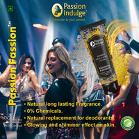 Passion Indulge Eye Lash Oil 10ml | Pearl Light Facial Oil 10ml & Passion Fassion Shimmer Lotion 100ml Beauty Combo Pack for Shine & Glowing Skin | Shimmer Foundation | Eye Brow Serum
