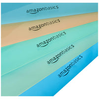 Basics Binder Organizer Poly Jacket, 3 Hole Punch, Assorted Colors, Pack of 25