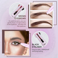EBIZ HIVE 4in1 Makeup Pen Eye Liner Lip Liner Highlighter Eyebrow Liner All in One Makeup Pencil Waterproof Lip Color Magic Color Changing Lipstick Makeup Beauty Tool For Women For Travel.