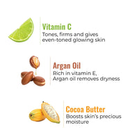 Iba Vitamin C Glow Body Lotion | Hydrating & Smoothening | Non Greasy | All Skin Types | 100% Vegan | Paraben & Mineral Oil Free | Halal Certified & Vegan - 320ml