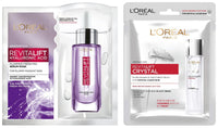 L Oréal Paris Revitalift Serum Sheet Face Mask, F33g & L'Oréal Paris Revitalift Crystal Micro-Essence Sheet Mask, 25g