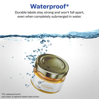 Avery Durable Waterproof Wraparound Rectangle Labels with Sure Feed Technology, 1.25
