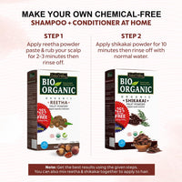 INDUS VALLEY Bio Organic Reetha Powder Sapindus Mukorossi 100% Organic & Chemical Free Skin Cleanser (250gm)