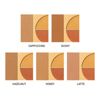 MyGlamm Total Makeover FF Matte Cream Foundation Palette with SPF 30 and Skin Tone Corrector (Cappuccino, Beige, 10.5gm)