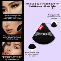 Just Herbs HD Makeup Setting Powder With Rose Extracts & Rice Starch (Pink, 15 g)