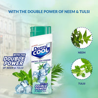 Dermi Cool Menthol Regular Prickly Heat Powder 400g (Pack of 2)