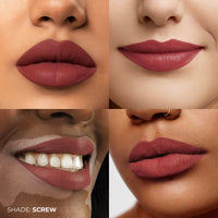 FAE Beauty Lip Whip 12Hr Matte Liquid Lipstick + Re:Define Lip Liner Set | Long Wear | Matte | Non Drying | Transferproof | Shades - Screw & Topline