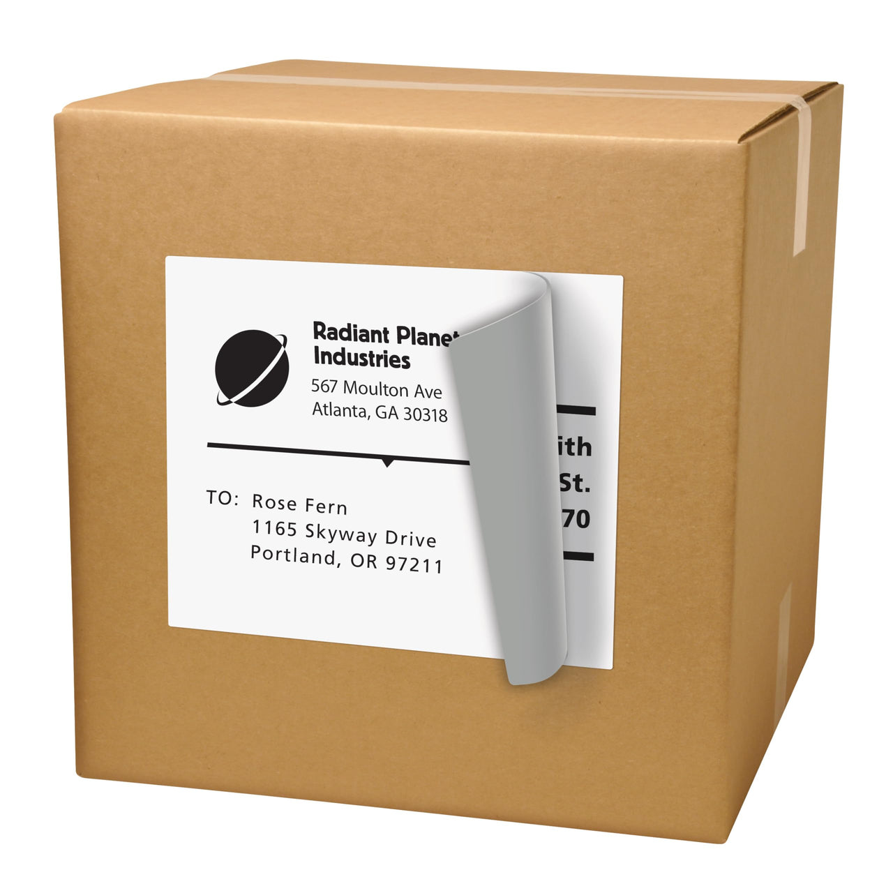 Avery Full Sheet Printable Shipping Labels, 8.5" x 11", White, 25 Blank Mailing Labels (5265) 25 labels