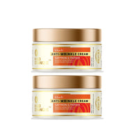 Khadi Organique Anti Wrinkles Cream For Women with Saffron and Papaya - Pack of 2