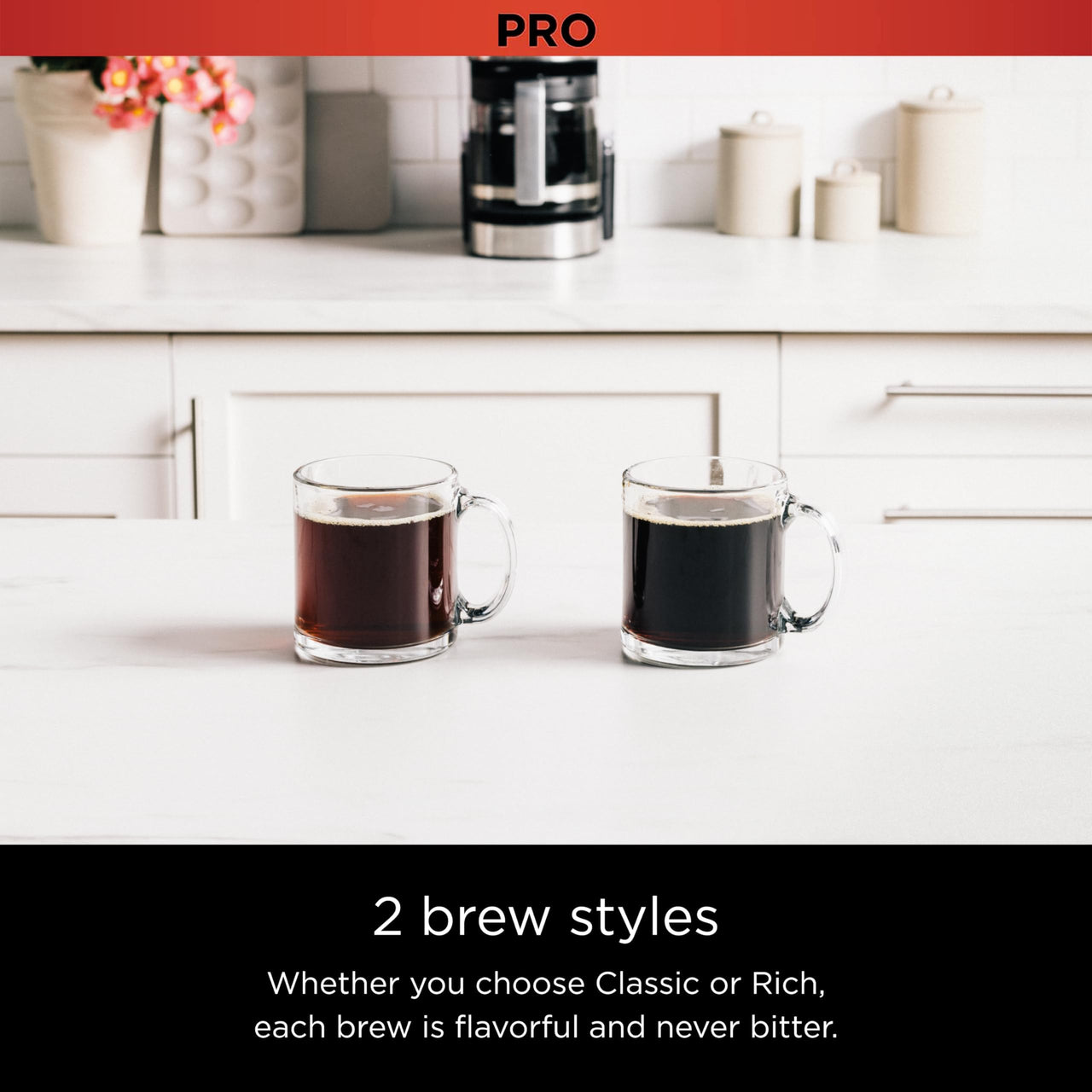 Ninja Programmable XL 14-Cup Coffee Maker PRO, 14-Cup Glass Carafe, Freshness Timer, with Permanent Filter, Black Stainless Steel, DCM201BK