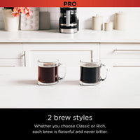 Ninja Programmable XL 14-Cup Coffee Maker PRO, 14-Cup Glass Carafe, Freshness Timer, with Permanent Filter, Black Stainless Steel, DCM201BK