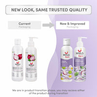 Mylo Care Anti Hair Fall Combo (Onion Oil & Onion Shampoo) 200 ml Each| Contains Bhringraj, Vitamin E, Argan Oil, Onion Seed Oil| Controls Hairfall & Nourishes Hair Roots