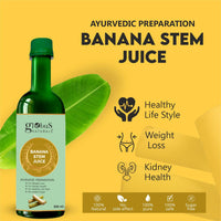 Globus Naturals Banana Stem Juice for both Men and Women For Weight Loss & Healthy Heart, Liver & Kidney 500 ml