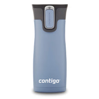 Contigo West Loop Stainless Steel Vacuum-Insulated Travel Mug with Spill-Proof Lid, Keeps Drinks Hot up to 5 Hours and Cold up to 12 Hours, 16oz Earl Grey