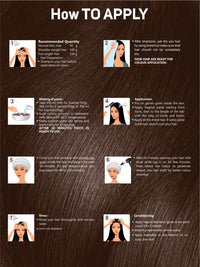 Vegetal Safe Hair Color - Dark Brown 50gm - Certified Organic Chemical and Allergy Free Bio Natural Hair Color with No Ammonia Formula for Men & Women