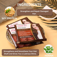 Iba Hair Colour for Women - Dark Brown, 70g (Pack of 2) | 100% Pure Henna Based Powder Sachet | Natural Hair Colour & Long Lasting with Conditioning Formula| Reduced Hair Fall & Hair Damage | Shine & Nourish Hair | Free from Ammonia and Other Harmful Chem