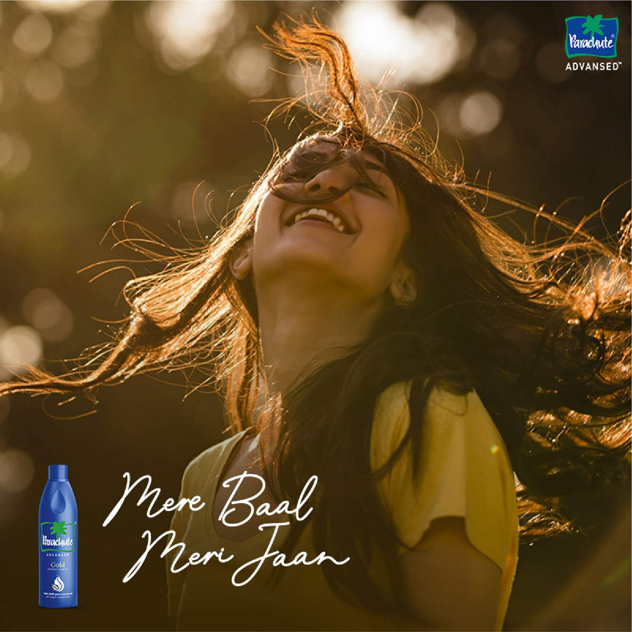 Parachute Advansed Jasmine Coconut Hair Oil, 400ml (Free 90ml) & Parachute Advansed Gold Coconut Hair Oil, 400 ml