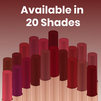 Beauty Berry Absolute Lips Matte Lipstick - 2.4g | Single Swipe Application, Smooth & Lightweight | Long Lasting, Transfer Proof & Waterproof for Women (Mehroon)