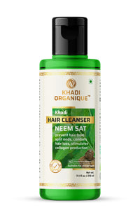 Khadi Organique Neem Sat Hair Shampoo/Cleanser Pack of 2