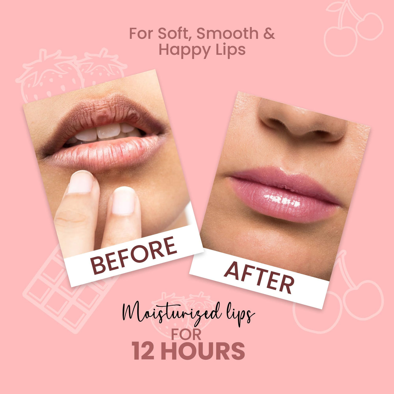 Seven Seas Hydra Touch Lip Balm | Keeps Lips Soft & Smooth | Non Sticky Texture | Prevents Chapped Lips | Highly Moisturising Lip Balm (3.5g, Strawberry)