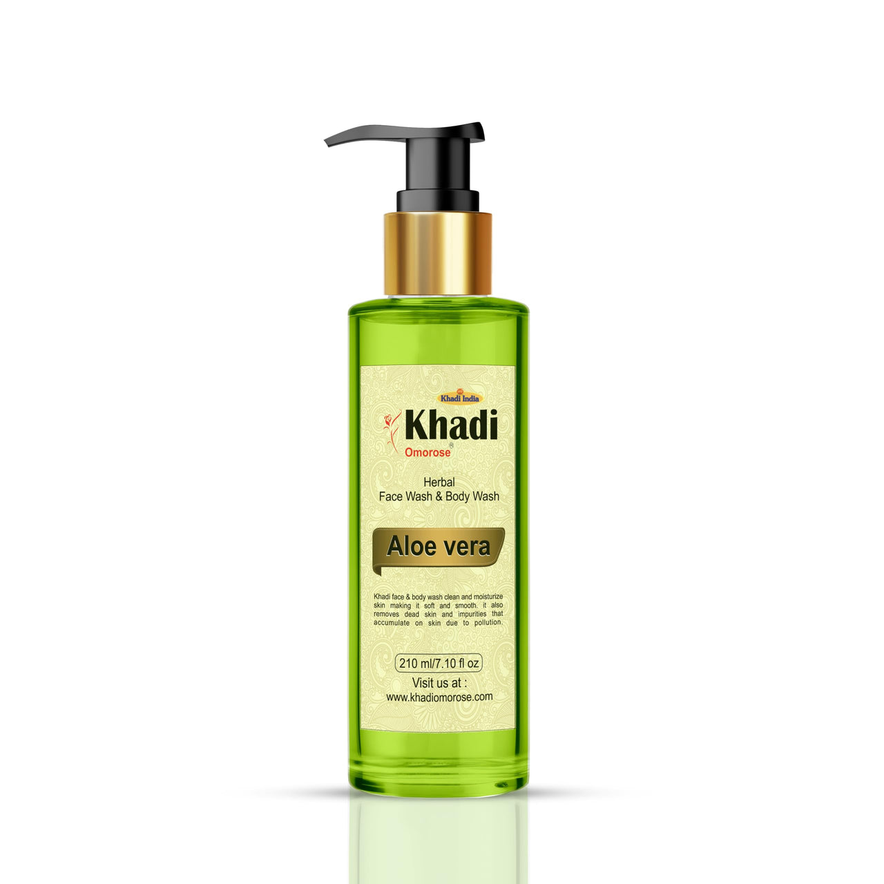 Khadi Omorose Aloevera Herbal Body Wash, 210ml