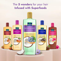 Parachute Advansed Rosemary-enriched Coconut Hair Oil| Rosemary Hair Oil| Superfoods Magic| Long & Thick Hair|300 Ml (Pack of 2)