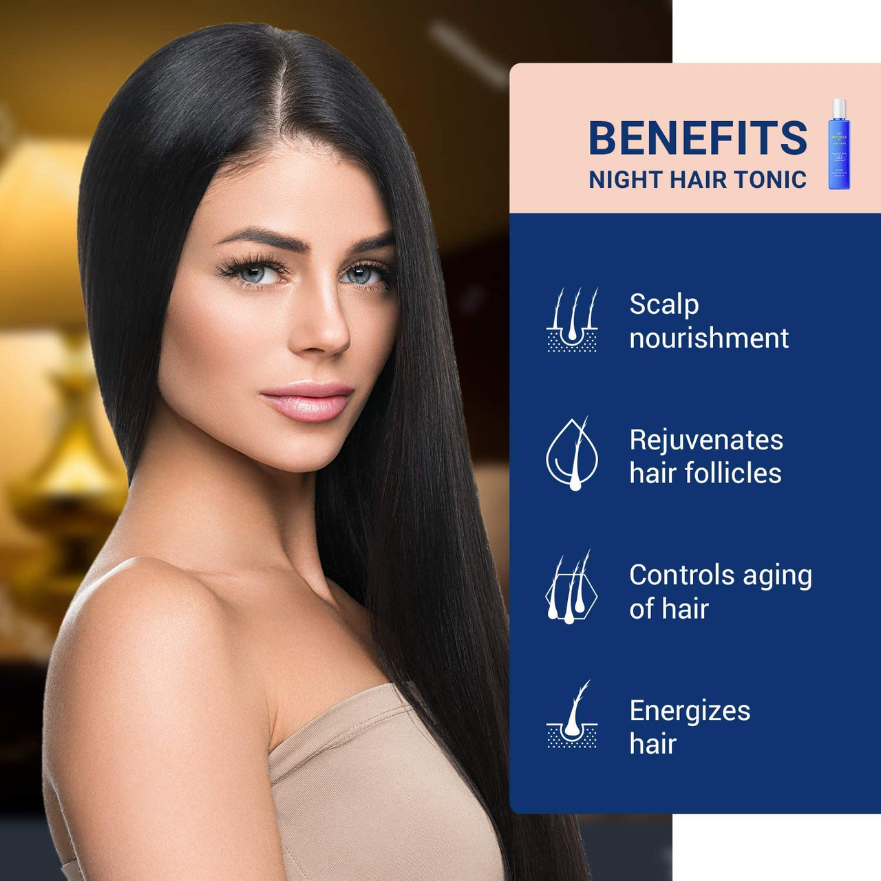 Mitchell USA Day & Night Hair Tonic | Reduces Hair Fall & Maintains Growth | Reduce Frizz And Provides Sun Protection | Lotus Seed Extracts, Argan Oil And Wheat Germ Oil | For Unisex | 100Ml + 100Ml