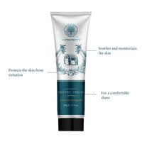 Forest Essentials Sandalwood & Orange Peel Shaving Cream for Men | Ayurvedic and Natural Shaving Cream For Smooth Razor Glide | 60 g