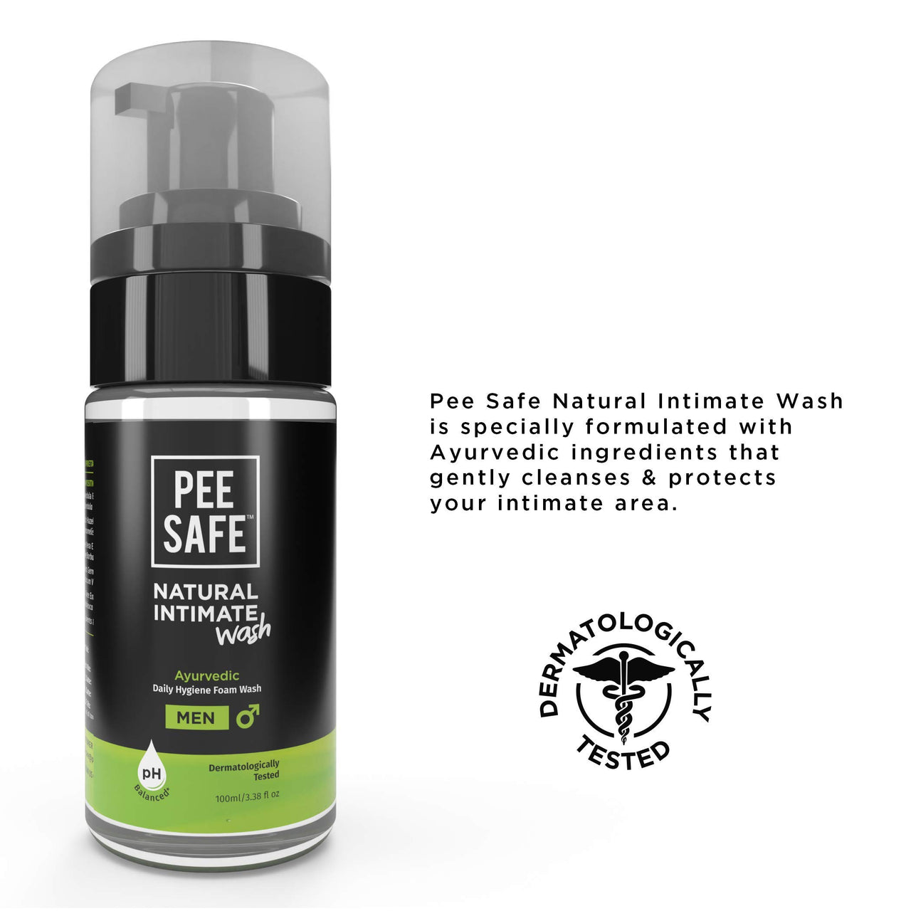 Pee Safe Intimate Wash (100ml) & Intimate Wipes (Pack of 10) | pH Balanced Pack For Ever Lasting Freshness | 100% Paraben And Sulfate Free
