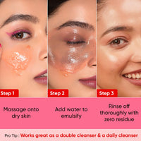 Dot & Key Strawberry Dew Cleansing Balm | For Clean, Smooth & Dewy Skin | Makeup Remover Balm |Non Greasy Makeup Cleanser Face Scrub | Cleanses Dirt, Makeup & Sunscreen | For All Skin Types | 70ml