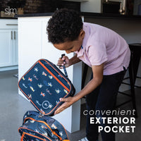 Simple Modern Marvel Spider-man Kids Lunch Box for Toddler | Reusable Insulated Bag for Boys Meal Containers for School with Exterior and Interior Pockets | Hadley Collection | Spidey Kid Polyester Marvel: Spidey Kid